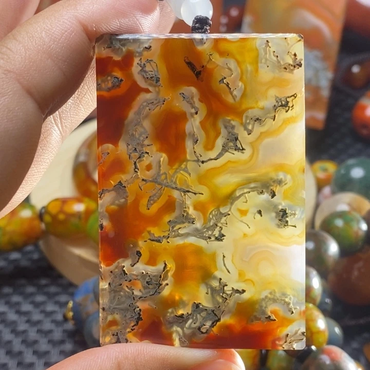 玛瑙/玉髓未镶嵌颈饰