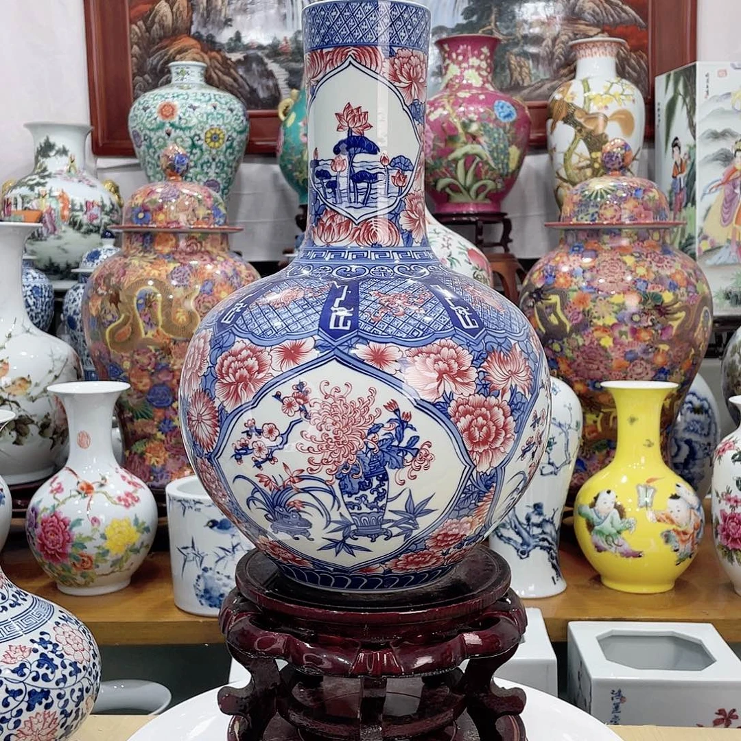 蕙***心摆件景德镇的陶瓷