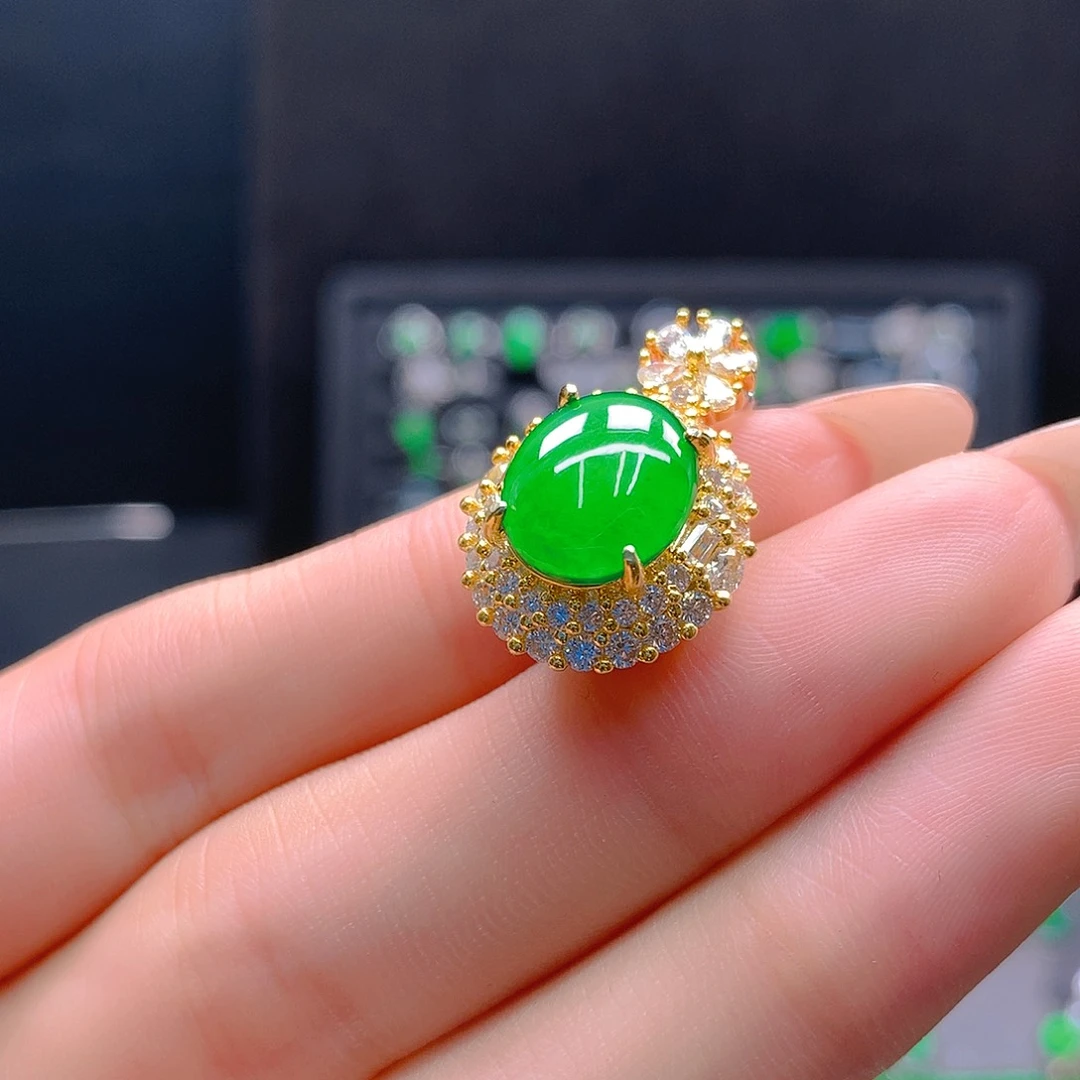 未镶嵌戒指翡翠天然翡翠