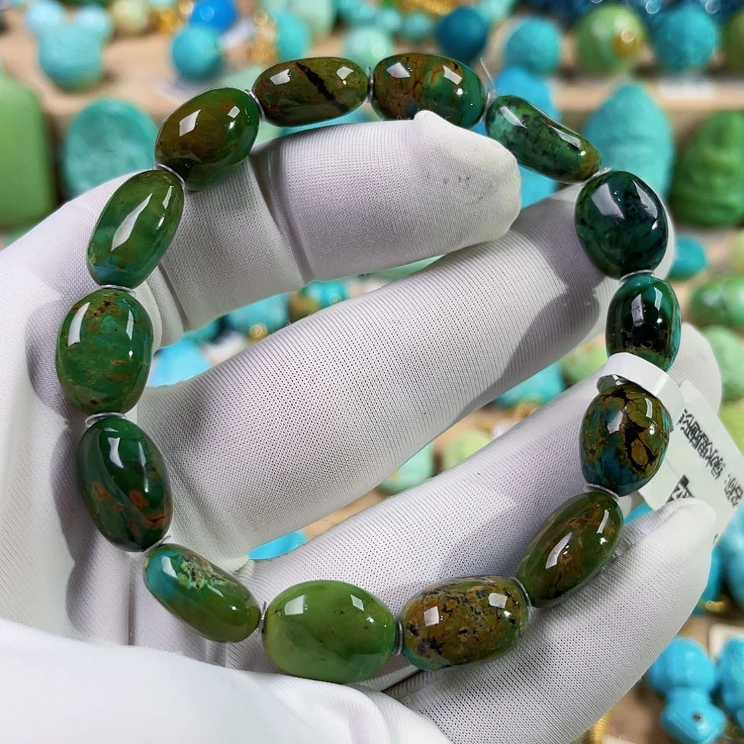 绿松石未镶嵌珠宝奇石10.5mm