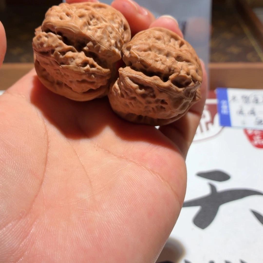 D***O文玩核桃把件蛤蟆头A59