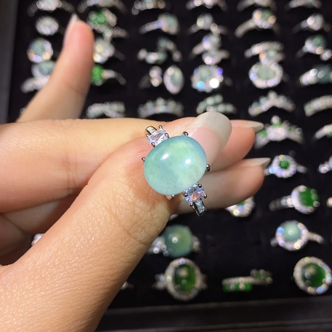 翡翠未镶嵌颈饰天然