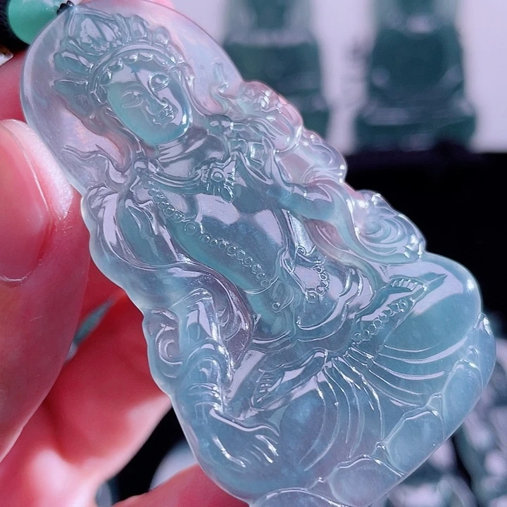 翡翠未镶嵌颈饰9999999999