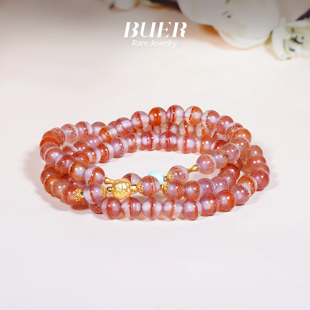 【不二】缠丝珠珠18K金DIY手串6mm+ (多样性发)