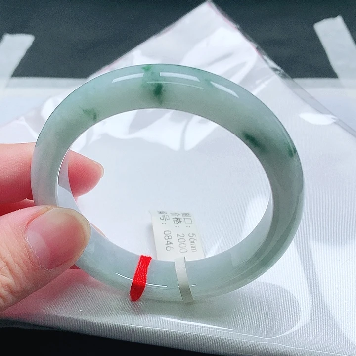 翡翠未镶嵌手镯手镯56