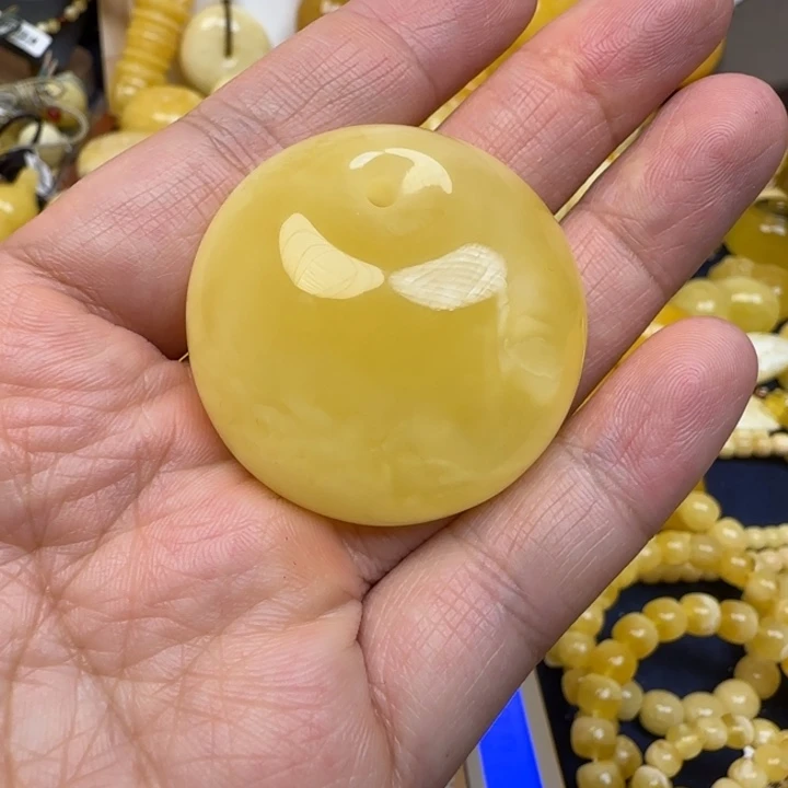 蜜蜡未镶嵌颈饰天然蜜蜡