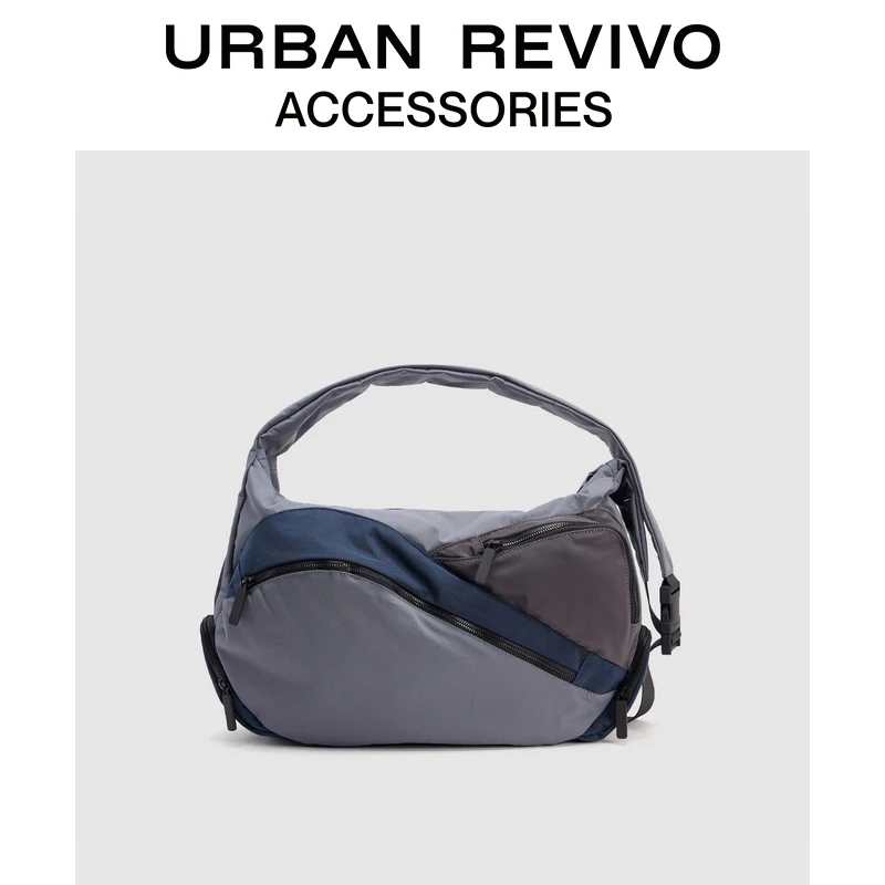 URBAN REVIVO2025春季新款运动大容量斜挎包UAMB50023