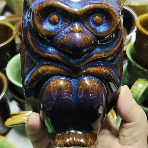 瓷片五厂，七厂各种摆件，瓷片，均有瑕疵！