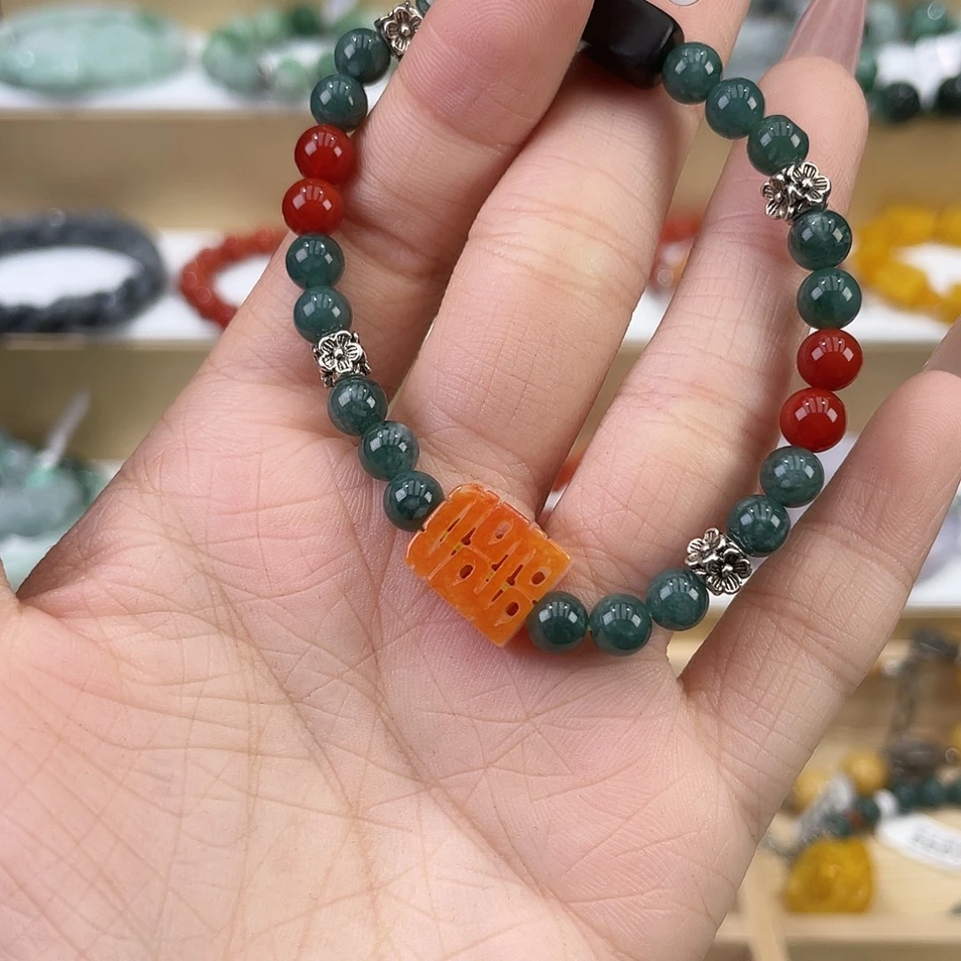 翡翠未镶嵌手链手链