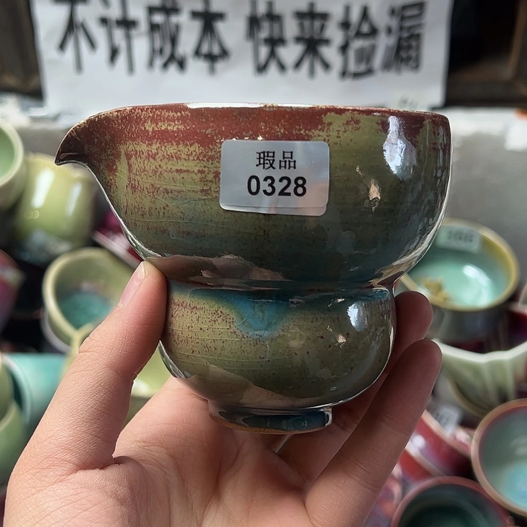 摆件陶窑口自销原矿钧瓷