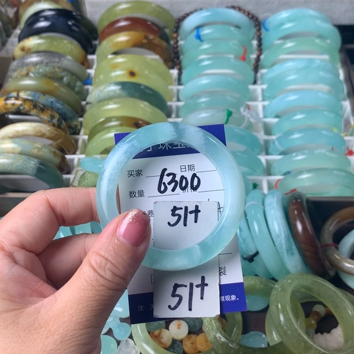 蛇纹石玉未镶嵌手镯630 0