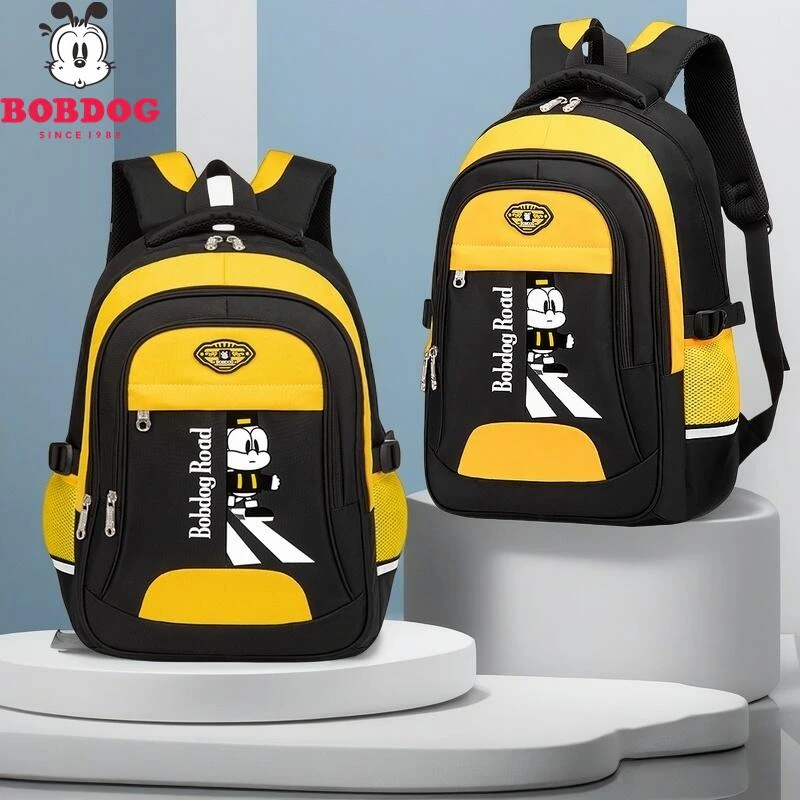 巴布豆小学生书包男童1-34-6年级6-12岁减负护脊大容量儿童背包女