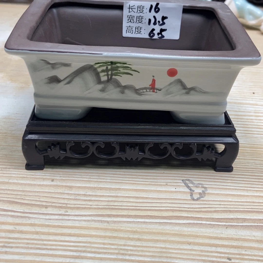 瓷片陶瓷花盆陶瓷艺术