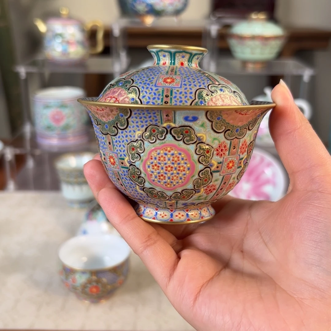 纯手工手绘 高端茶器