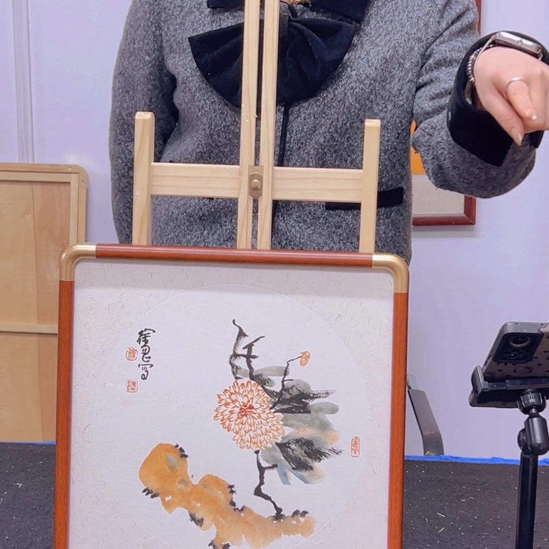 书法老师手写手绘带框发货