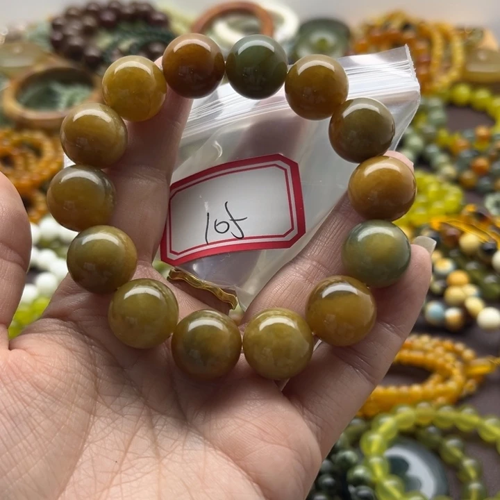 蛇纹石玉未镶嵌手链