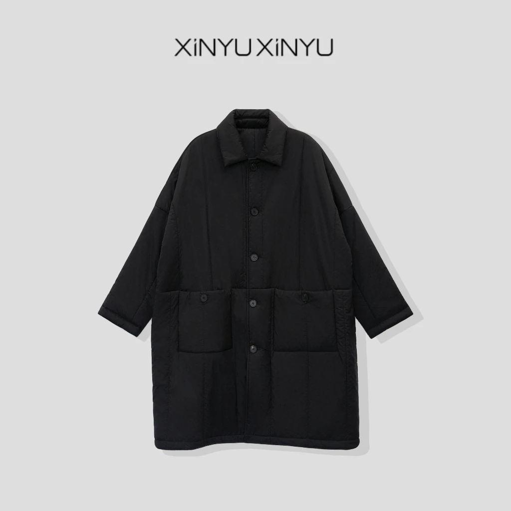 XINYU/芯与『胶囊』可两面穿外套棉服  41788 时尚宽松 保暖 秋冬