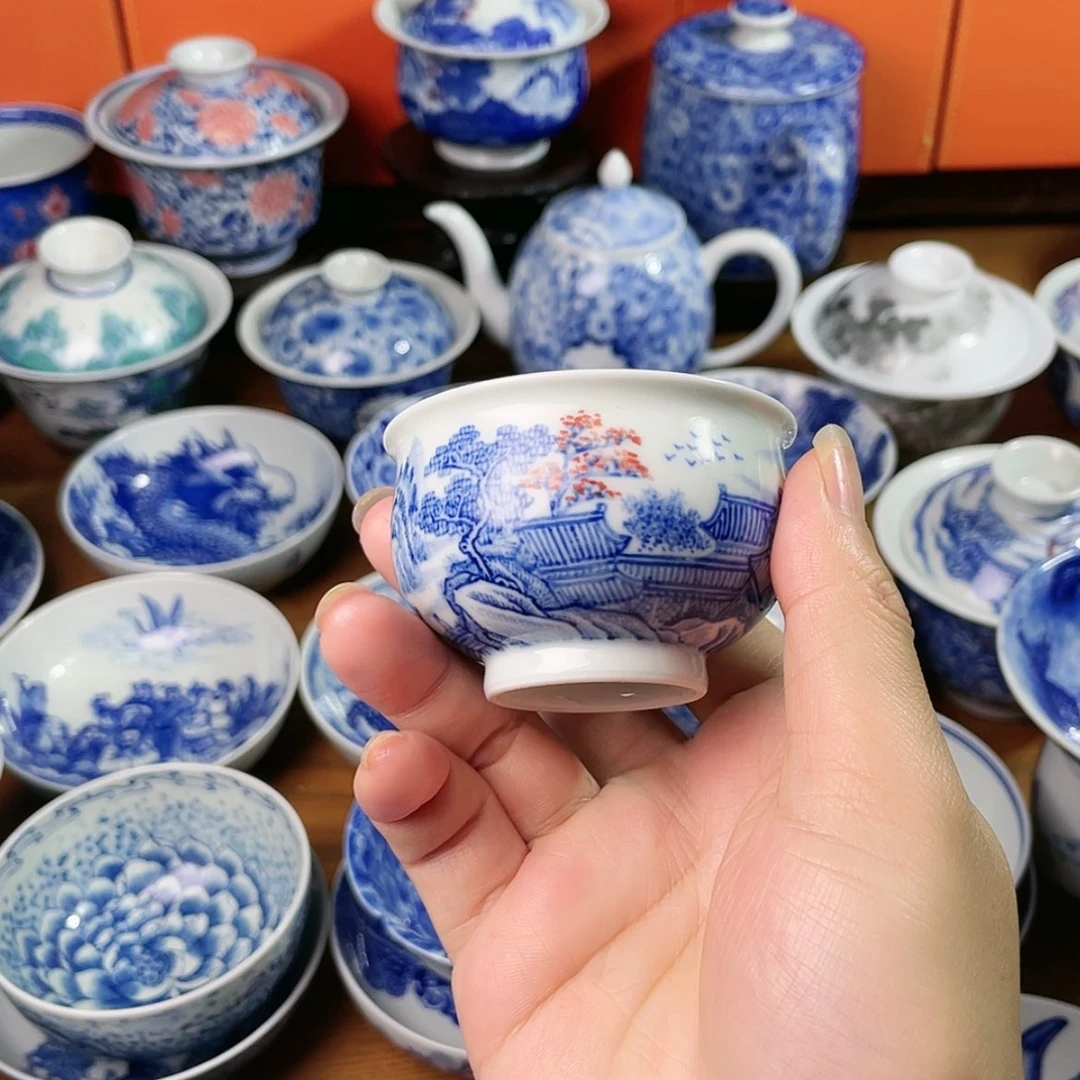 【闪购商品】杯海****卖全手工手绘景德镇