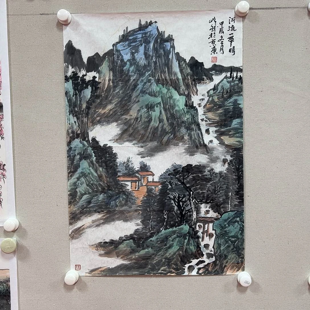 国画柳方金老师艺术精品