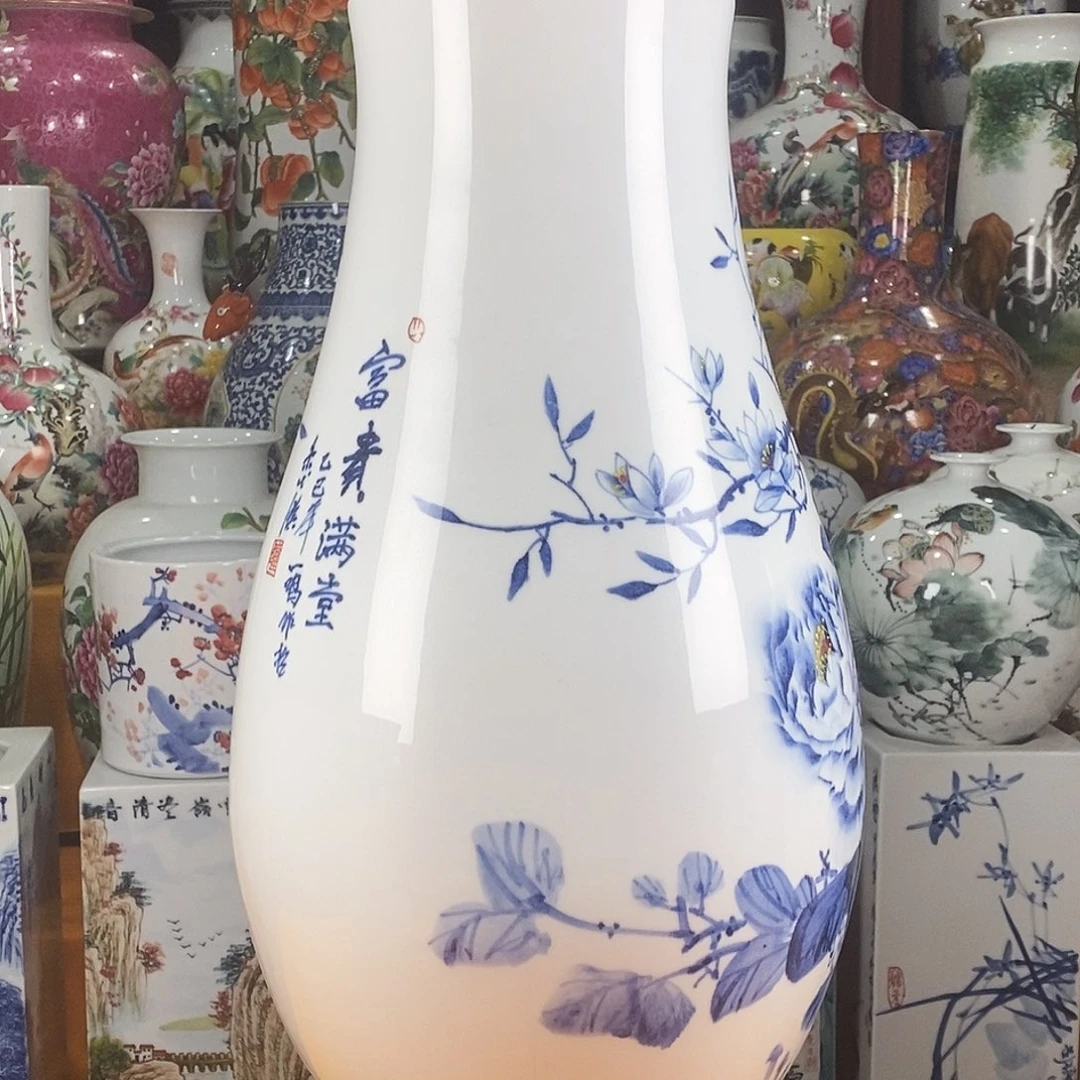 ****陶摆件景德镇陶瓷福筒