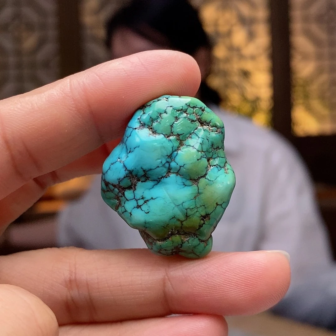 未镶嵌绿松石珠宝奇石