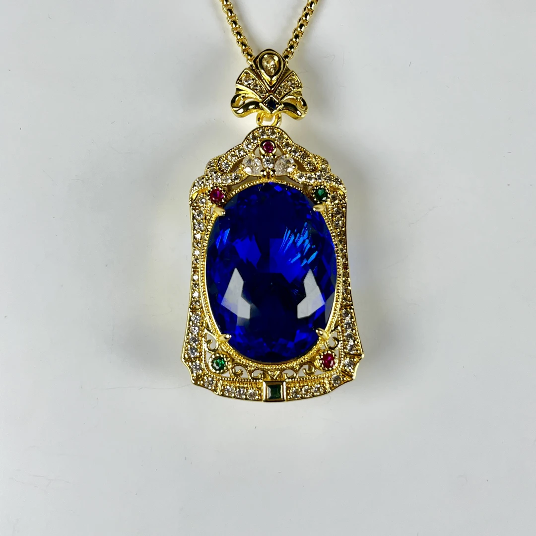 【超星专属】X003 精美蓝宝石吊坠 多样性发其一