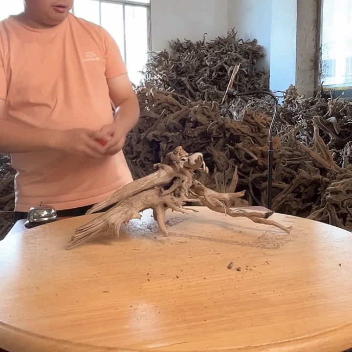木502028 鱼缸造景根雕艺术112
