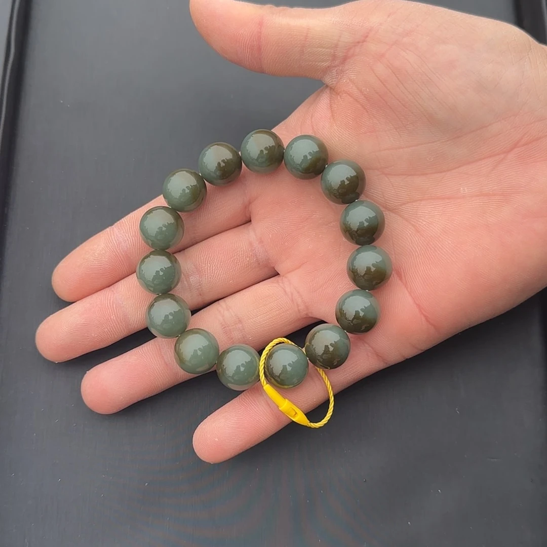 【闪购商品】和田玉手串未镶嵌鸿运当头手串