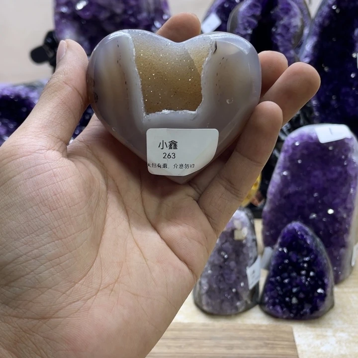 未镶嵌大型摆件（非配饰）紫晶