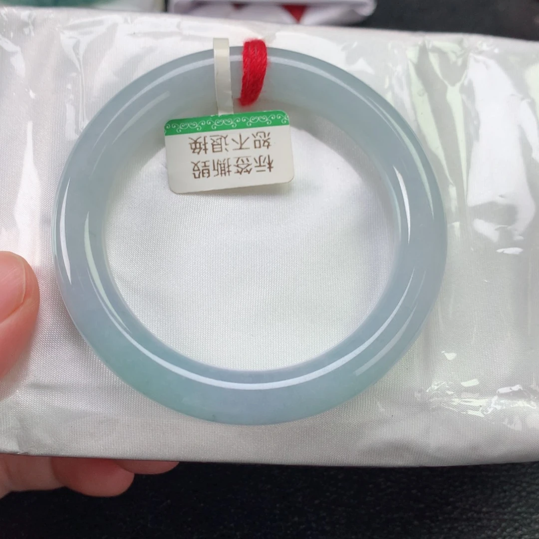 未镶嵌手镯翡翠缅甸天然翡翠手镯55