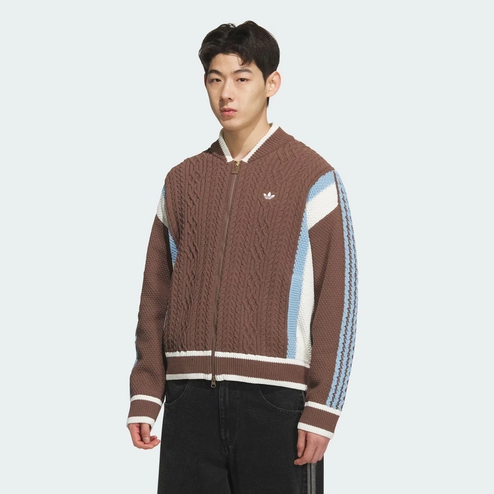 adidas阿迪达斯三叶草男子RS U CARDIGAN毛线开衫KS5963