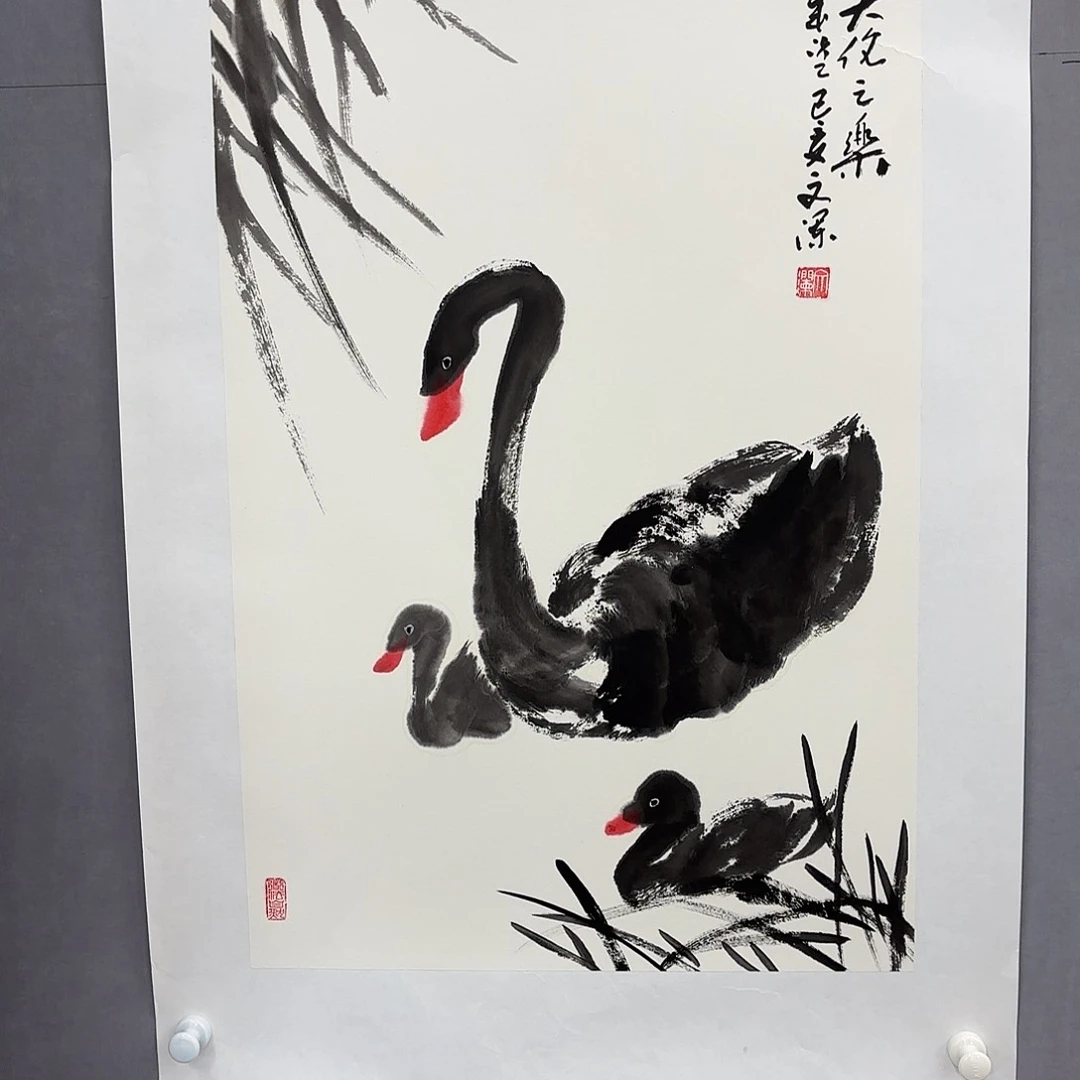 国画艺术家真人手绘