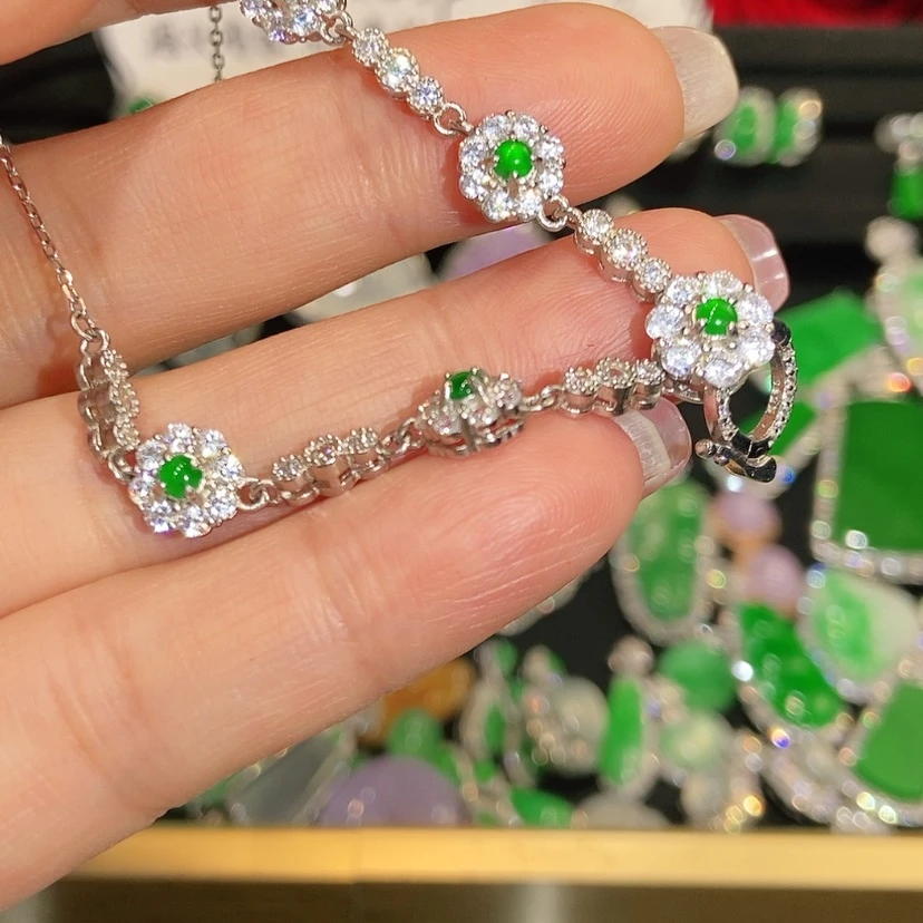 【闪购商品】颈饰未镶嵌翡翠天然翡翠