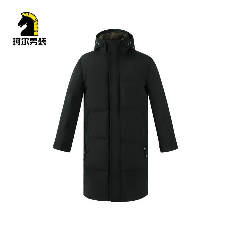 男装【5A级拒水大朵绒】 长款羽绒服YY9796DM护暖全身轻盈不压人