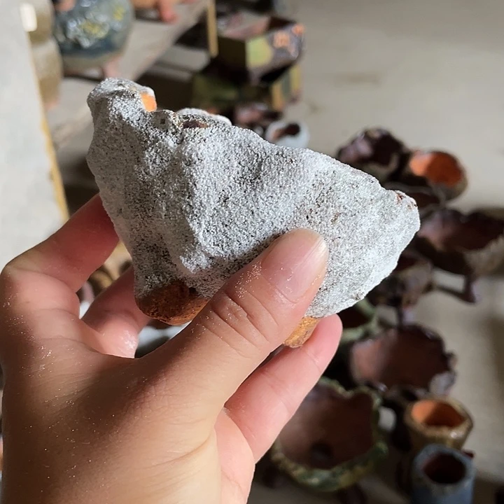 手工粗陶透气花盆