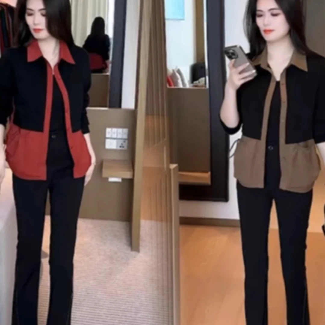 10181加绒加厚外套休闲显瘦洋气时尚百搭减龄气质