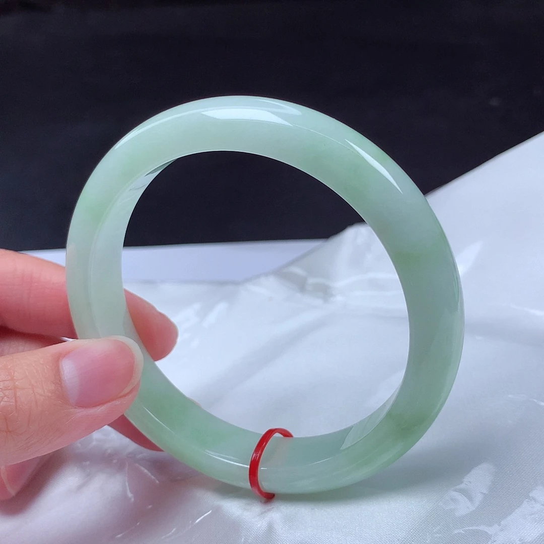 翡翠未镶嵌手镯62圈p60032