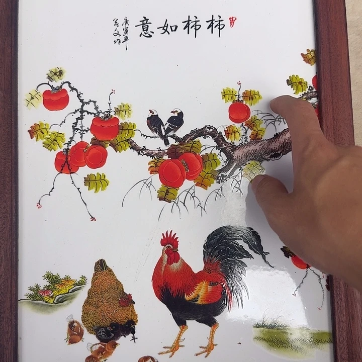 摆件瓷板画瓷板画