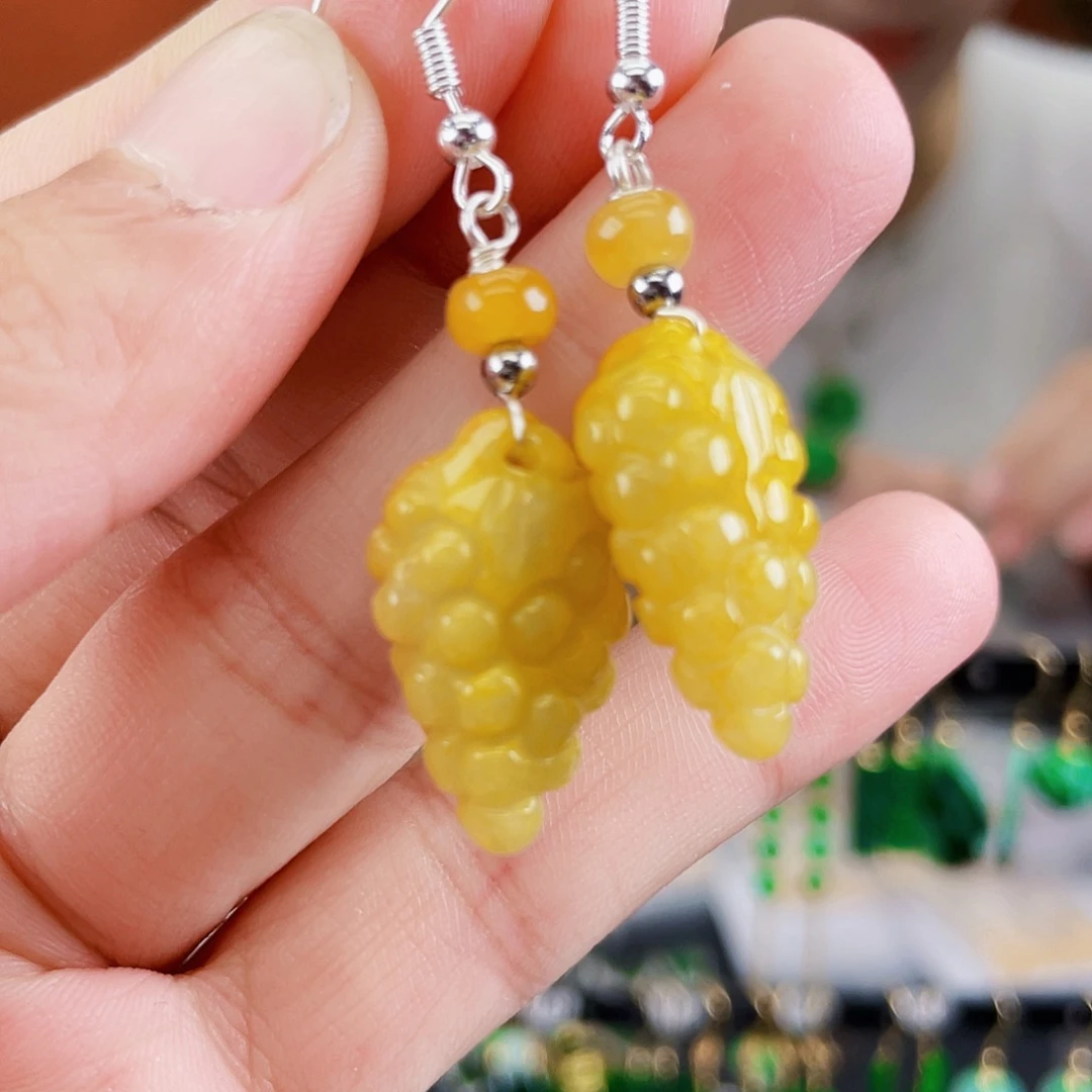 未镶嵌翡翠耳饰饰品