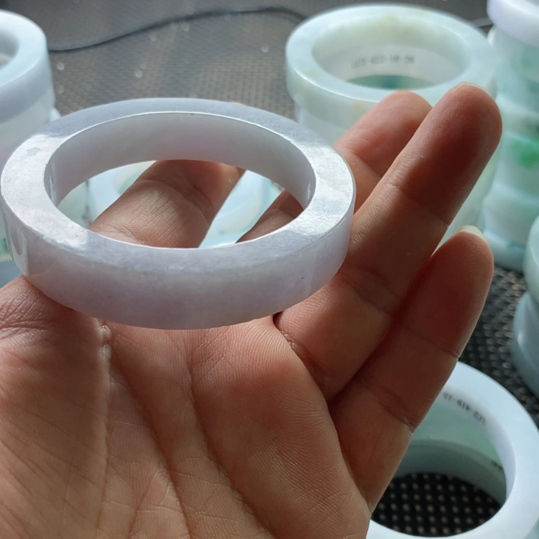 銀***海定制翡翠翡翠手镯翡翠翡翠手镯未镶嵌