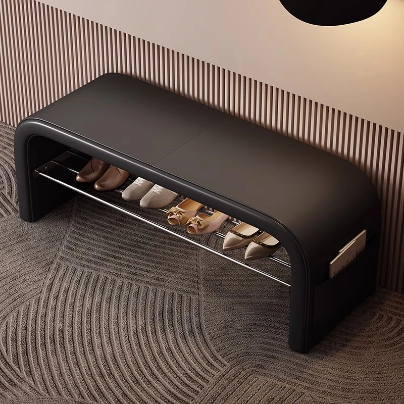轻奢换鞋凳门口家用入户穿鞋凳玄关鞋柜一体换鞋凳门口可坐网红款
