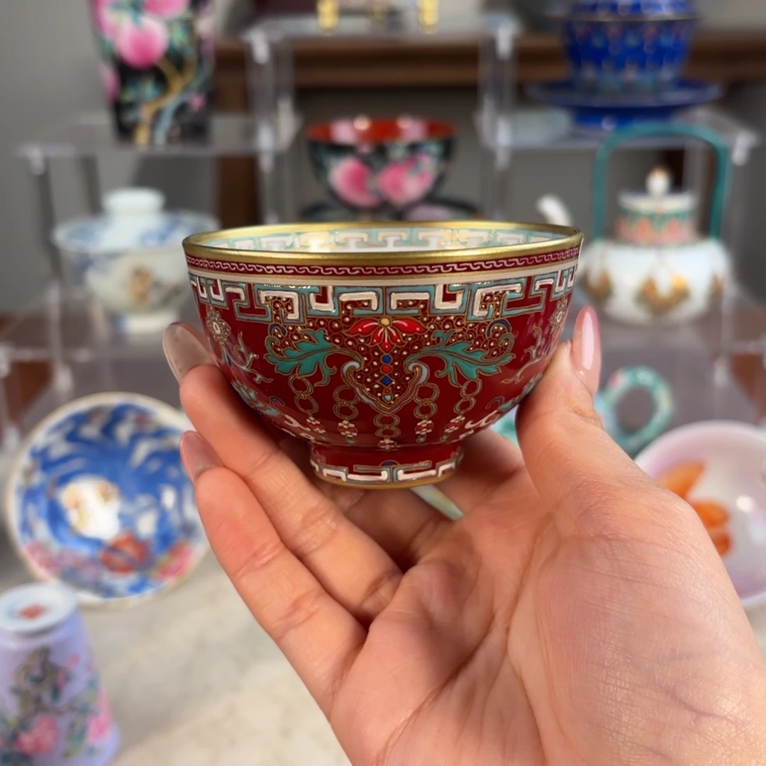 纯手工手绘 高端茶器