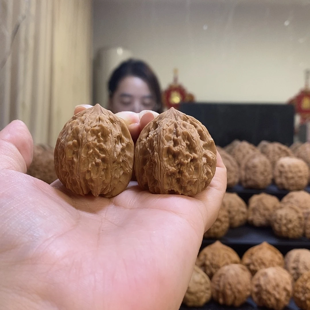 把件文玩核桃33红雀
