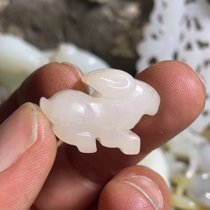 海***金和田玉未镶嵌吊坠(不含链)