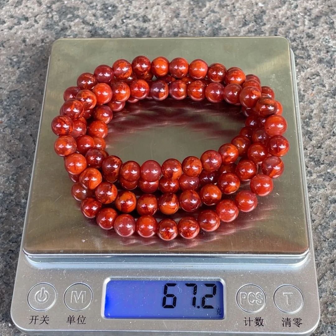 南红玛瑙多圈未镶嵌独**舟