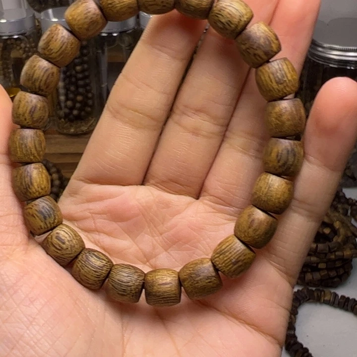 沉香沉香碎屑奇楠金沙叶09鼓珠7克多样性