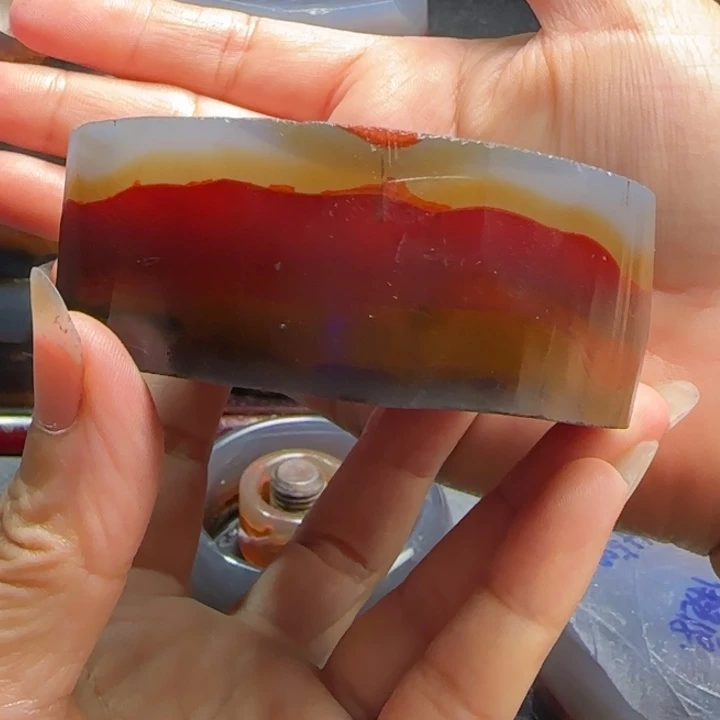 南***姐定制玛瑙手镯定制款