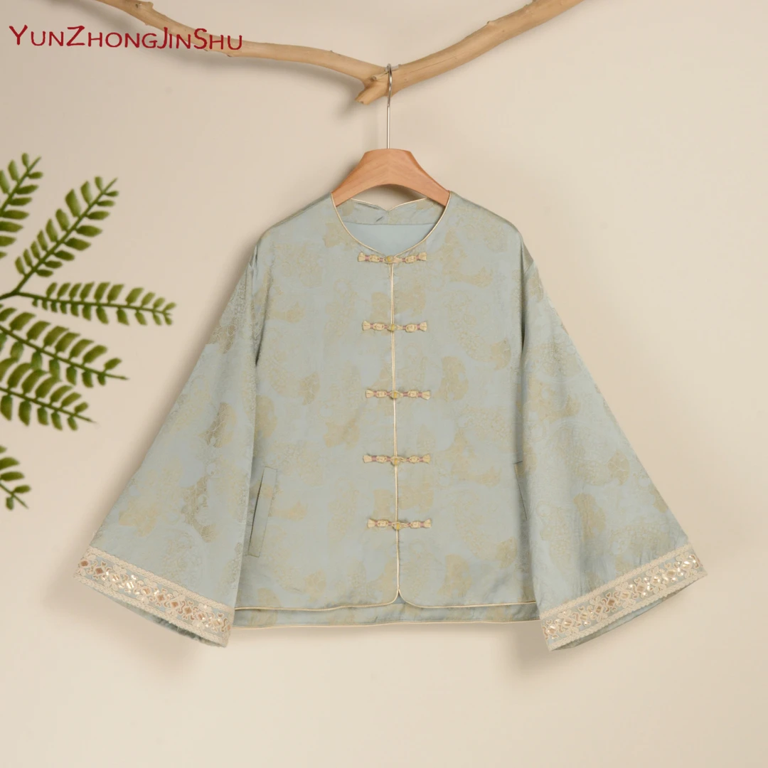 犹见青山！【云中锦书-新国潮系列】新中式长袖早春气质典雅高级外套