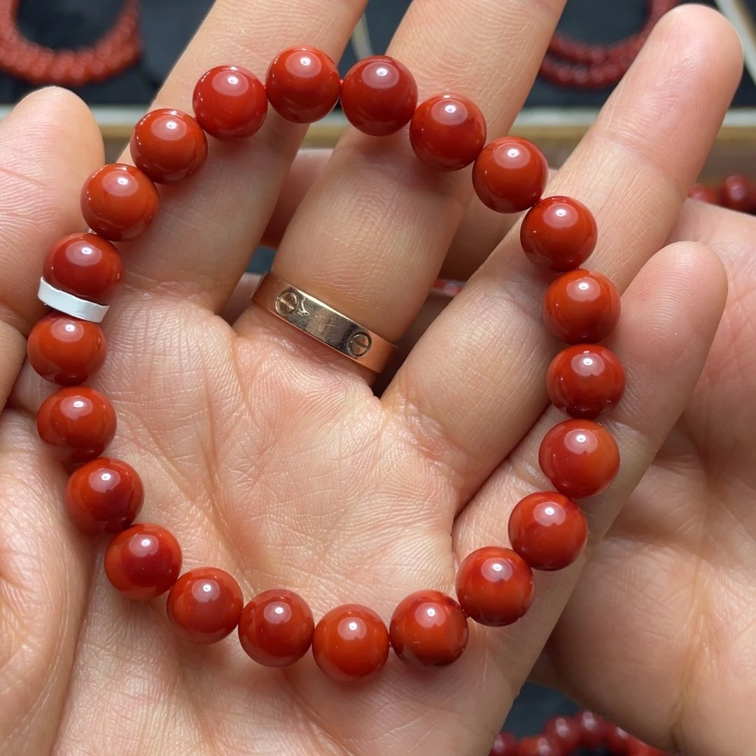 未镶嵌手串南红玛瑙