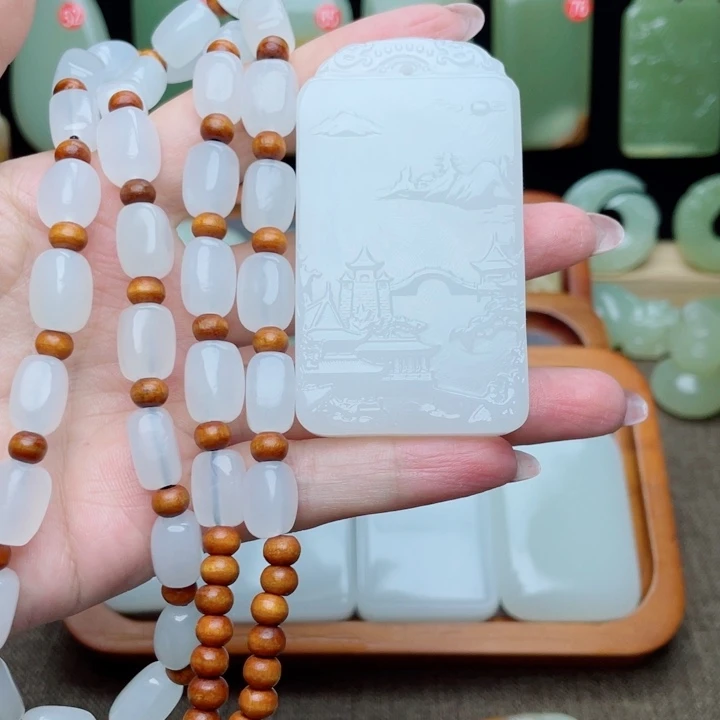 @***风新疆昆仑山料 山水牌